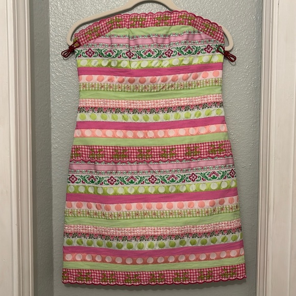 Lilly Pulitzer White Label Ribbon Dress Size 6 - Picture 2 of 9